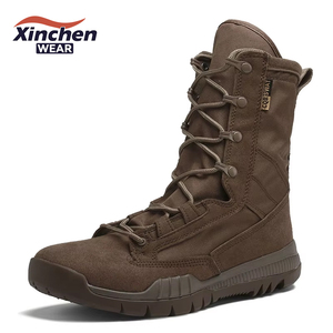 Usine directe <span class=keywords><strong>bottes</strong></span> pour hommes <span class=keywords><strong>bottes</strong></span> de randonnée tactiques antidérapantes résistantes à l'usure <span class=keywords><strong>bottes</strong></span> en cuir transfrontalières - Product Image 2