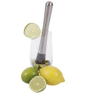 Best Selling Eco-Friendly Modern <b>Small</b> Moq Bartender Kit Tool Stainless Steel Cocktail Muddler and Mixing <b>Spoon</b> Set for Bar - Product Image 5