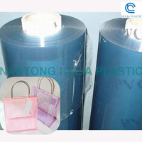 Film plastique PVC transparent super clair, écologique, durable, imperméable, épaisseur 0,2-1,0 mm, en rouleau, pour la découpe de carreaux de sol