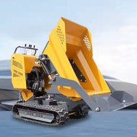 KOSTENLOSER VERSAND Automatischer Manueller Mini-Raupendumper Hydraulischer Muldenkipper Multifunktionaler Raupenkipper