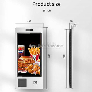 Kiosco <span class=keywords><strong>de</strong></span> Autoservicio OEM Todo en Uno 215, Máquina <span class=keywords><strong>de</strong></span> Pedidos <span class=keywords><strong>de</strong></span> Autoservicio, Kiosco con Pantalla Táctil, Autopago con Impresora Térmica/Escáner - Product Image 5