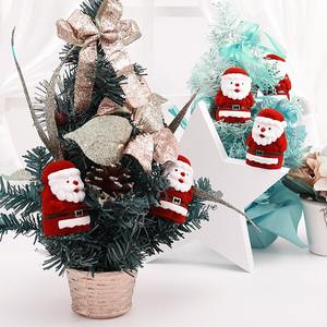 TC Creative Noël Père Noël Dessin Animé Boîte À Bijoux Flocage Velours Cadeau Cas Pour Stocker Colliers Anneaux De Mariage - Product Image 4