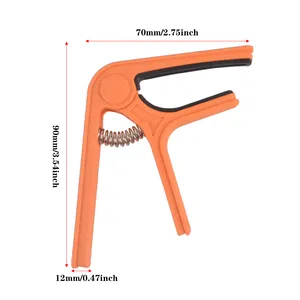 Venta al por mayor buena calidad Capo guitarra <span class=keywords><strong>Tune</strong></span> abrazadera guitarra acústica accesorios Capo guitarra popular clásica capo de plástico - Product Image 1