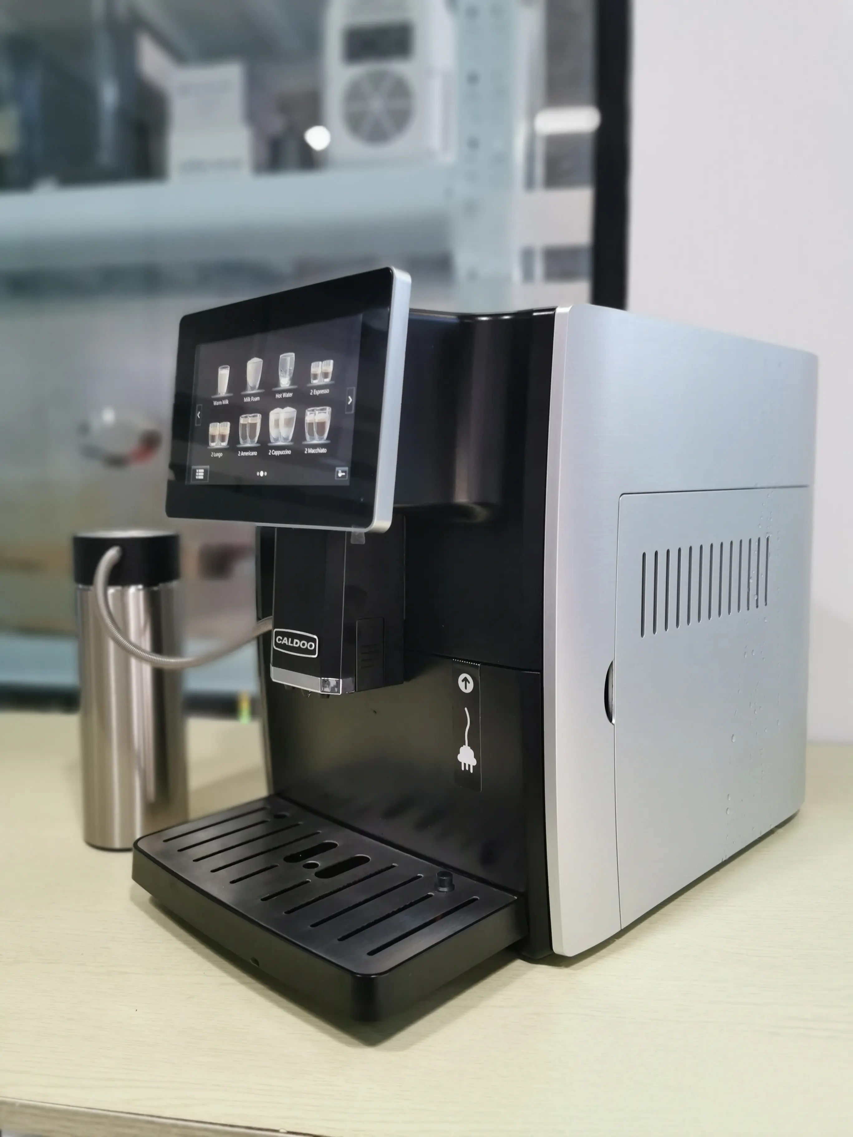 Автоматическая умная кофеварка, аппарат для приготовления капучино, латте, профессиональный суперавтоматический эспрессо
