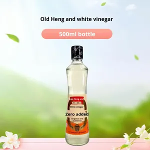 Laohenghe Vinagre blanco de arroz 500ml Botella líquida elaborada sin aditivos - Product Image 5