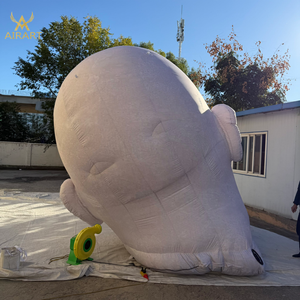 Exposition d'art, modèle de tête humaine gonflable pour décoration, art public en galerie - Product Image 5