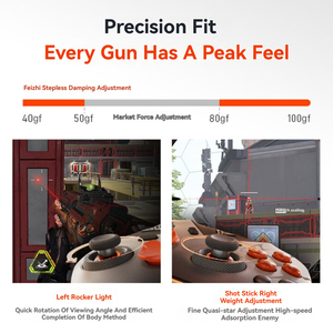 คอนโทรลเลอร์เกม Flydigi Vader 5 <span class=keywords><strong>Pro</strong></span> 4ms ไร้สาย ระดับมืออาชีพ สำหรับเล่นเกมอีสปอร์ต รองรับพีซี/ns2/steam จอยเกม Flydigi - Product Image 4