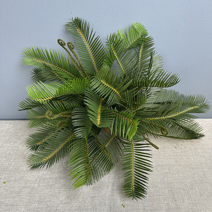 Cycad artificiel, bonsaï, verdure, <span class=keywords><strong>d</strong></span>écoration intérieure, plantes artificielles, ornement de jardin, ornement de bureau, plante <span class=keywords><strong>d</strong></span>écorative, fleurs <span class=keywords><strong>en</strong></span> plastique - Product Image 3