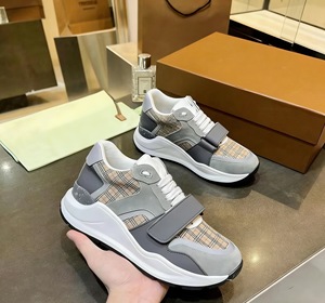 Chaussures de luxe de créateur 2026 – Baskets décontractées antidérapantes à semelle épaisse pour hommes et femmes, en cuir de vachette de haute qualité - Product Image 1
