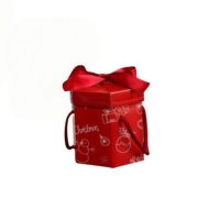 Boîte cadeau de Noël personnalisée avec logo, assortiment de boîtes à bonbons mignonnes Père Noël et Bonhomme de neige pour l'emballage alimentaire des fêtes