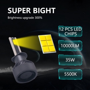 Bombillas LED para Faros Delanteros Sanvi, Venta Directa de Fábrica, Alta Calidad, V1 65w/pcs, Plug and Play, H1 H4 H7 H11 9005 9006 9012 - Product Image 4