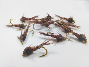 Queue de faisan faite à la main professionnelle pêche à la mouche mouches humides #14 crochet ciblé pour les espèces de <span class=keywords><strong>truite</strong></span> avec des matériaux ABS de haute qualité - Product Image 4