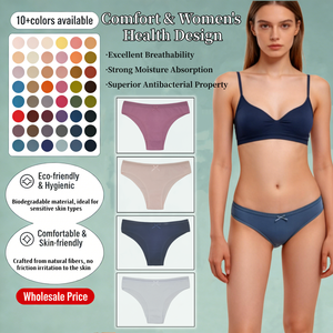 Đồ lót nữ cotton giá rẻ OEM 2026 bán theo tá, kiểu bikini ôm eo, thoáng khí, quần lót nữ - Product Image 1