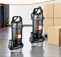 Pompa Air Submersible Fase Tunggal 220V QDX25-7 1HP 0.75KW Kabel Tembaga 7M Motor 25M3/H Head 7M Outlet 2.5 Inch