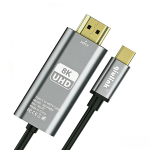 Cable <span class=keywords><strong>USB</strong></span> C <span class=keywords><strong>a</strong></span> <span class=keywords><strong>HDMI</strong></span> Qiulink 8K 60Hz QLCH880, <span class=keywords><strong>Adaptador</strong></span> de Aleación de Aluminio Tipo C <span class=keywords><strong>a</strong></span> HDTV <span class=keywords><strong>para</strong></span> <span class=keywords><strong>MacBook</strong></span> Pro, <span class=keywords><strong>Air</strong></span>, Monitor, TV, Proyector - Product Image 4