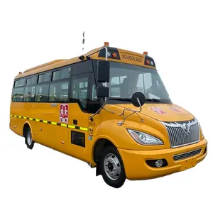 30 Seats left hand drive luxury yellow kids school bus