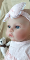 Poupée Bébé Reborn Faite Main 3D Peau 49cm Peinte à la Main Réaliste Nouveau-Né Fille Poupées Plus Vraies que Nature Cadeaux de Noël M024