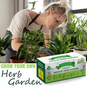 Kit de <span class=keywords><strong>jardín</strong></span> de hierbas para interiores, cocina completa, alféizar de ventana, <span class=keywords><strong>jardín</strong></span> de hierbas, hierba orgánica para interiores, regalos de jardinería, Kits de bricolaje para <span class=keywords><strong>mujeres</strong></span> y hombres - Product Image 4