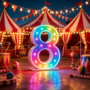 Décoration de fête d'anniversaire, grandes lettres et chiffres LED, métal, extérieur, géants, 3 pieds, 4 pieds, lettres et chiffres lumineux géants pour <span class=keywords><strong>location</strong></span> de fête - Product Image 2