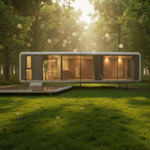 Cabina <span class=keywords><strong>Mobile</strong></span> Apple Deluxe a Due Piani per Ufficio, Negozio, Chiosco, Campeggio Civile, Sala Riunioni in Metallo per Esterni - Product Image 5