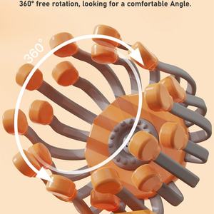 Masajeador de cabeza y cuello con vibración inteligente con masaje de 20 cabezales, velocidad ajustable ABS + silicona para relajación profunda - Product Image 2