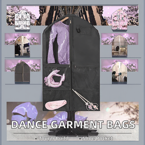 Bolsas para Trajes de Danza para Niñas, de Tela Oxford 210D, con Compartimentos para Zapatos, para Competiciones de Danza, Producto Duradero de Tela No Tejida - Product Image 2