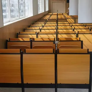 Tangga konferensi sekolah kelas lipat, bangku dan meja untuk furnitur sekolah Universitas