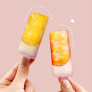 Moule à glace <span class=keywords><strong>maison</strong></span> écologique DIY pour barres glacées, outil de broyage, en plastique, pour la fabrication de glaces - Product Image 6