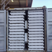 Paneles Sándwich para Techos de EPS de Calidad Industrial, Resistentes al Fuego, Impermeables y Aislantes del Calor para Uso en Almacenes y Garajes