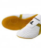 Chaussures de taekwondo Qutenghealth antidérapantes, légères, respirantes, unisexes, à bas prix, avec logo.