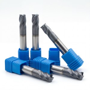 HRC55-65 Solid Carbide Flat <strong>End</strong> <strong>Mill</strong> D1-D12 AlTiN Coated CNC <strong>Milling</strong> <strong>Cutter</strong> For Engraving Machine With 4 Flutes - Product Image 4