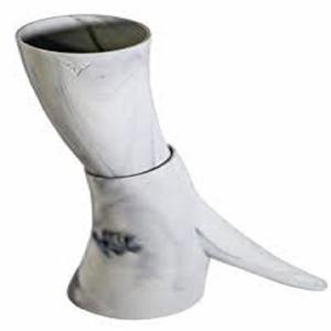 Support de corne à boire de Style religieux nautique peint à la main artisanat naturel écologique pour la décoration de la maison animal de noël - Product Image 4