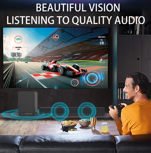 Barre de son portable BS65 40W compatible Bluetooth, haut-parleurs sans fil, système audio <span class=keywords><strong>home</strong></span> cinéma RCA AUX pour TV et PC - Product Image 6