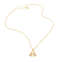 Nouveau collier pendentif en forme de croix religieuse avec diamant, plaqué or, charmes élégants et luxueux pour femmes
