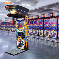 Jeux à pièces poinçonnage ultime Maquina De Boxeo électronique éblouissant éclairage décoration arcade boxe jouer poinçon Machine