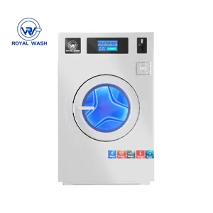 27kg Voll automatischer Wasch extraktor Gewerbliche Wäscherei Münz waschmaschine Top Waschmittel box