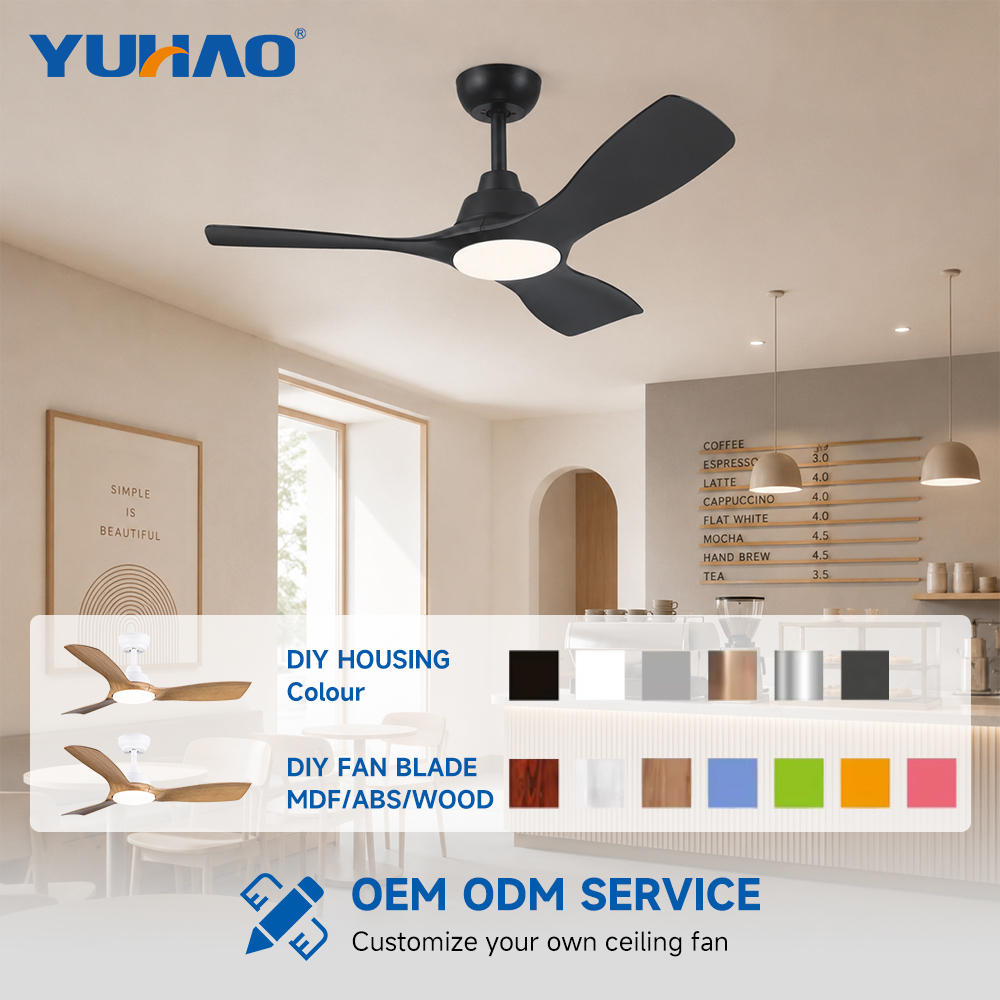 OEM ODM Space Tidy Quick Install Muted Sound 42 Inch Small Indoor Residential BLDC Led Ceiling Light With Fan · image 3