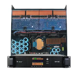4-Kanal DSP10000Q Touchscreen-Steuerung Live-Sound-Leistungs verstärker mit DSP
