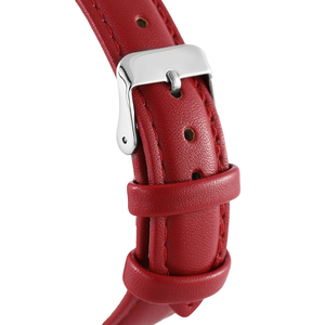 2020 nuovi arrivi eleganti quadranti in pietra diamantata da <span class=keywords><strong>donna</strong></span> <span class=keywords><strong>orologi</strong></span> al quarzo in pelle rossa custodia in lega 20mm larghezza banda semplice stile Designer - Product Image 6