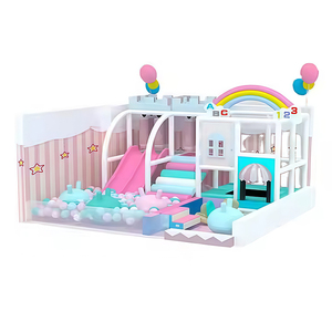 Factory Supply Kids Indoor Playground and Soft Play Park, Combined with <b>Trampoline</b> Zone for Kindergarten and Preschool - Product Image 4