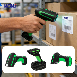 Lecteur de codes-barres 3-en-1 WCMI IP65 étanche, lecteur de codes-barres 2D QR industriel, support de charge sans fil, robuste et résistant - Product Image 2