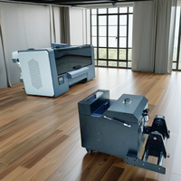 Pro berwarna printer dtf dual xp600 murah pencetak dtf 30 cm printer i1600 kaus mesin cetak dtf