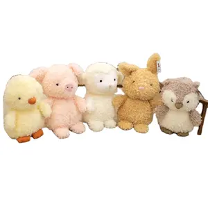 Botu 8inch Werbe geschenk niedlich Teddybär Puppe Schwein weich Baby schläft Spielzeug Eule Schaf Stofftier Plüsch tier für Kran Maschine