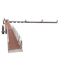 Quais en aluminium de luxe pour la conception de la rampe de la rive des lacs pont flottant ponton bateau accessoire de qualité supérieure avec pièce de piston