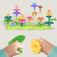 YD TOYS Blocs de construction créatifs éducatifs transfrontaliers pour enfants, 40 pièces, en PVC écologique, pour assembler des arbres fleuris