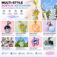 Porte-clés de Noël personnalisés en acrylique, rennes, sapins, bâtons de sucre, vente en gros, fabricant OEM, fournisseur d'usine, cadeaux de fêtes, emballage