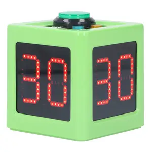 YIZHI Écran HD 4 côtés 0-99 secondes Poker Shot Clock compte à rebours à démarrage rapide pour Poker Casino Jeu d'échecs de société