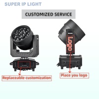 12X40W Bee Eye RGBW 4 en 1 Luz de Cabeza Móvil con Zoom, DMX512 LED Lyre Beam, Luces de Discoteca, Efecto de Escenario Móvil para DJ y Bodas