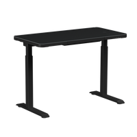 Avec tiroir caché enfants verrouillage chargement sans fil port USB table en verre bureau debout