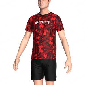 T-shirt de sport pour homme, t-shirts de musculation unis en coton, t-shirts de sport pour la gym et le fitness, t-shirts élégants pour homme - Product Image 5